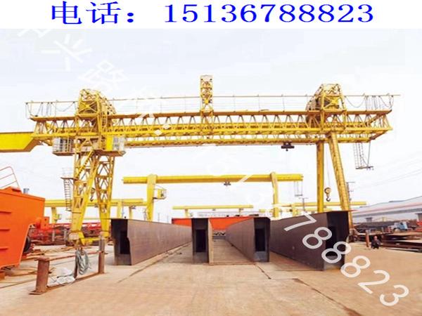 安徽蕪湖龍門(mén)吊銷(xiāo)售行家分享60噸龍門(mén)吊支腿的焊接工藝